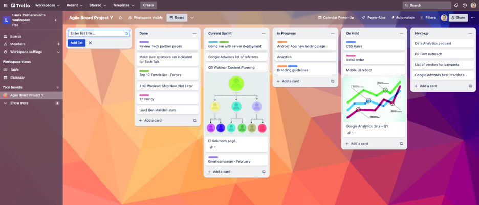 نرم افزار مدیریت پروژه Trello